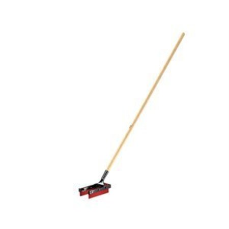 BON TOOL Squeegee -U Shape Red Rubber- 5' Wood Handle 19-201